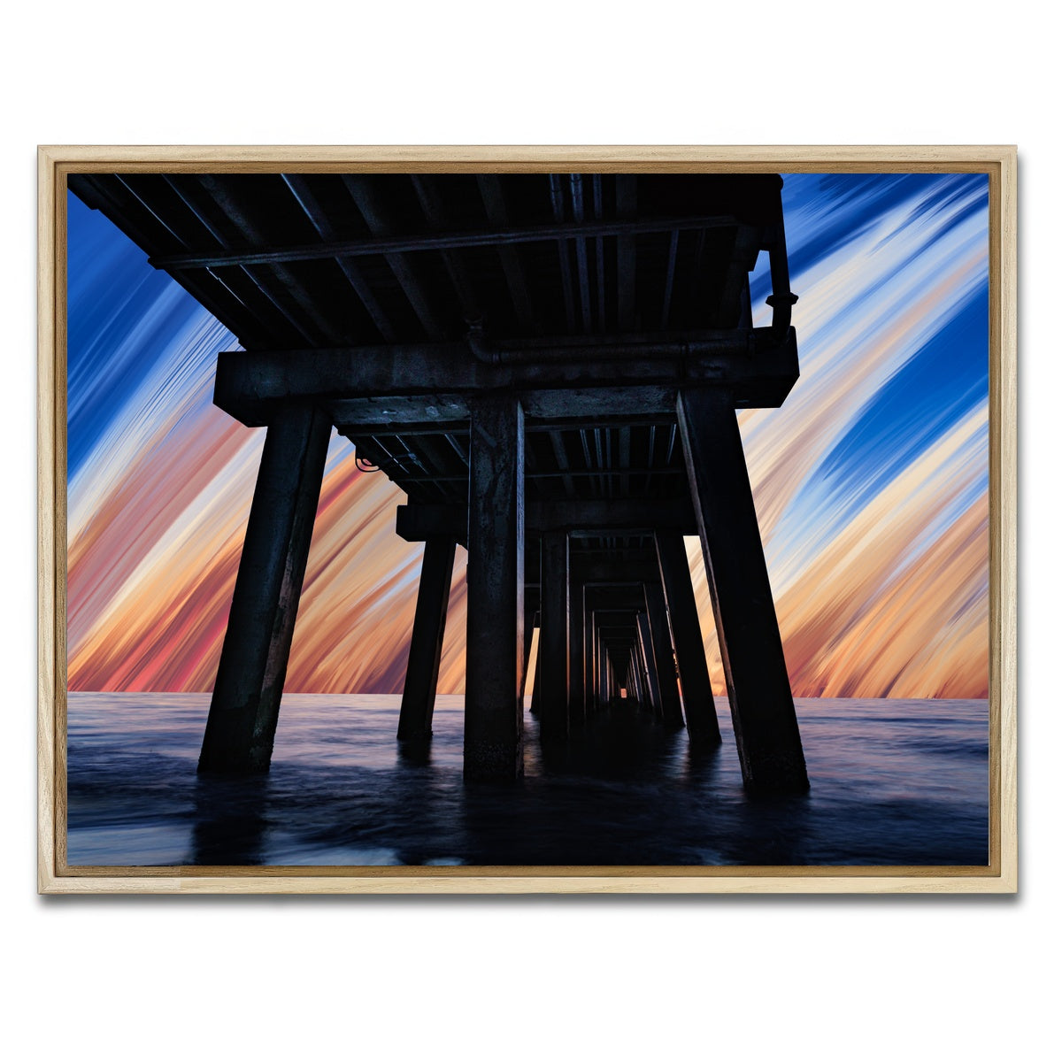 AUTO-MOCKUP WHITE | Under the Pier | 1 Piece | Natural Framed Canvas | group=4x3
