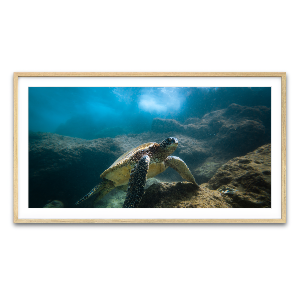 Framed Print 2x1 Natural