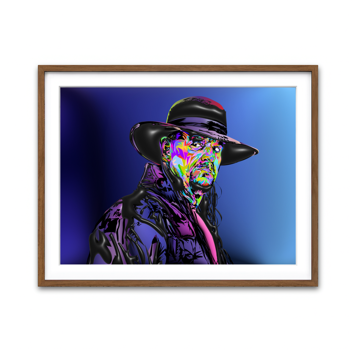 Framed Print 4x3 Walnut