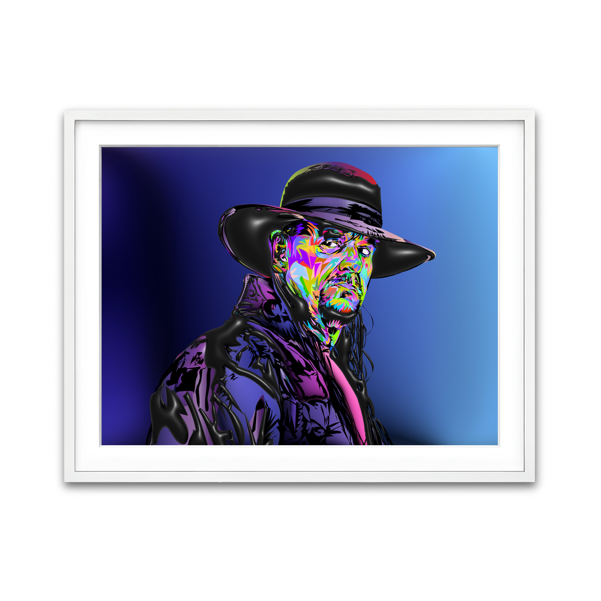 Framed Print 4x3 White