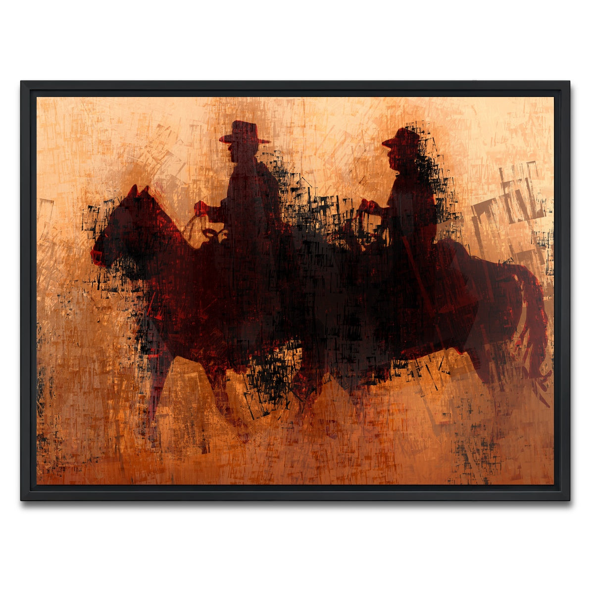 AUTO-MOCKUP WHITE | Unforgiven Riders | 1 Piece | Black Framed Canvas | group=4x3