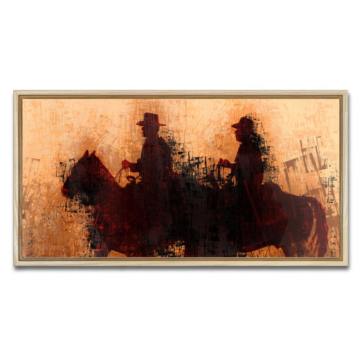 AUTO-MOCKUP WHITE | Unforgiven Riders | 1 Piece | Natural Framed Canvas | group=2x1