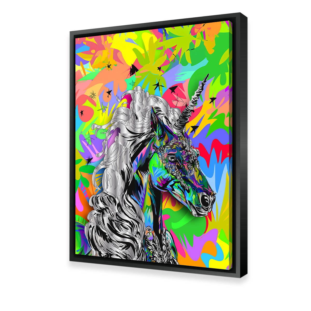 Unicorn Colors Wall Art