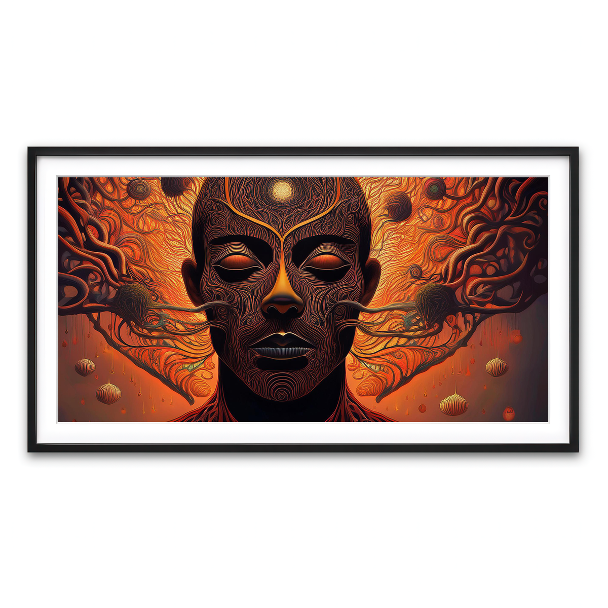 Framed Print 2x1 Black