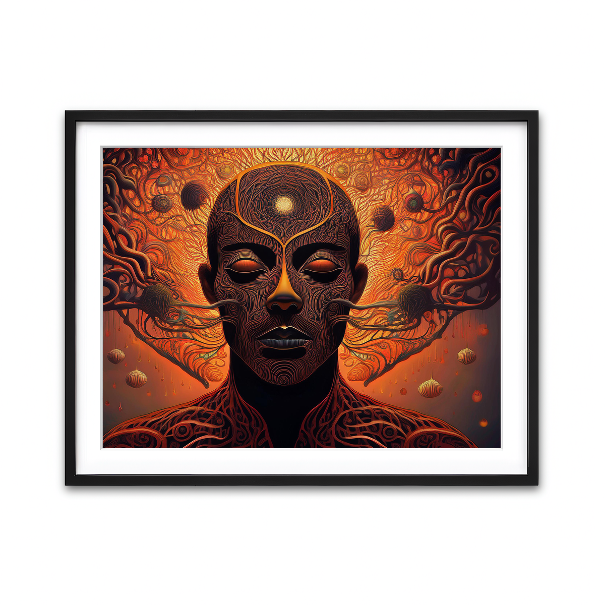 Framed Print 4x3 Black