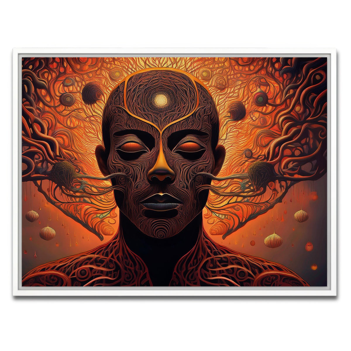 AUTO-MOCKUP WHITE | Unwinding | 1 Piece | White Framed Canvas | group=4x3