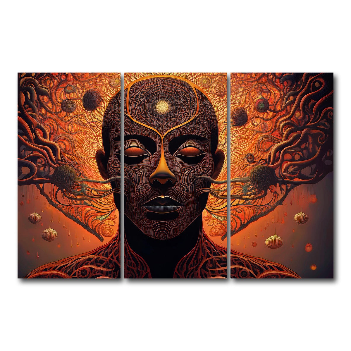 AUTO-MOCKUP WHITE | Unwinding | 3 Piece | Gallery Wrap Canvas | group=12x24