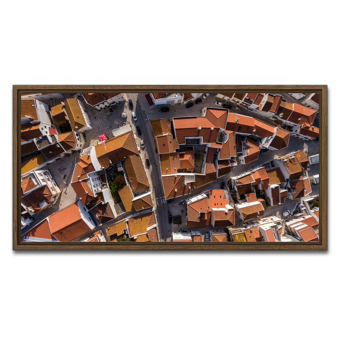 AUTO-MOCKUP WHITE | Urban Bliss | 1 Piece | Walnut Framed Canvas | group=2x1