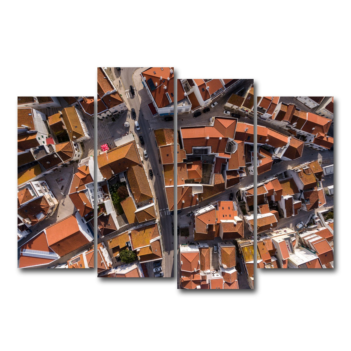 AUTO-MOCKUP WHITE | Urban Bliss | 4 Piece | Gallery Wrap Canvas | group=4_normal