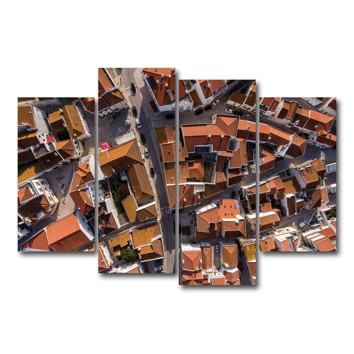 AUTO-MOCKUP WHITE | Urban Bliss | 4 Piece | Gallery Wrap Canvas | group=4_short