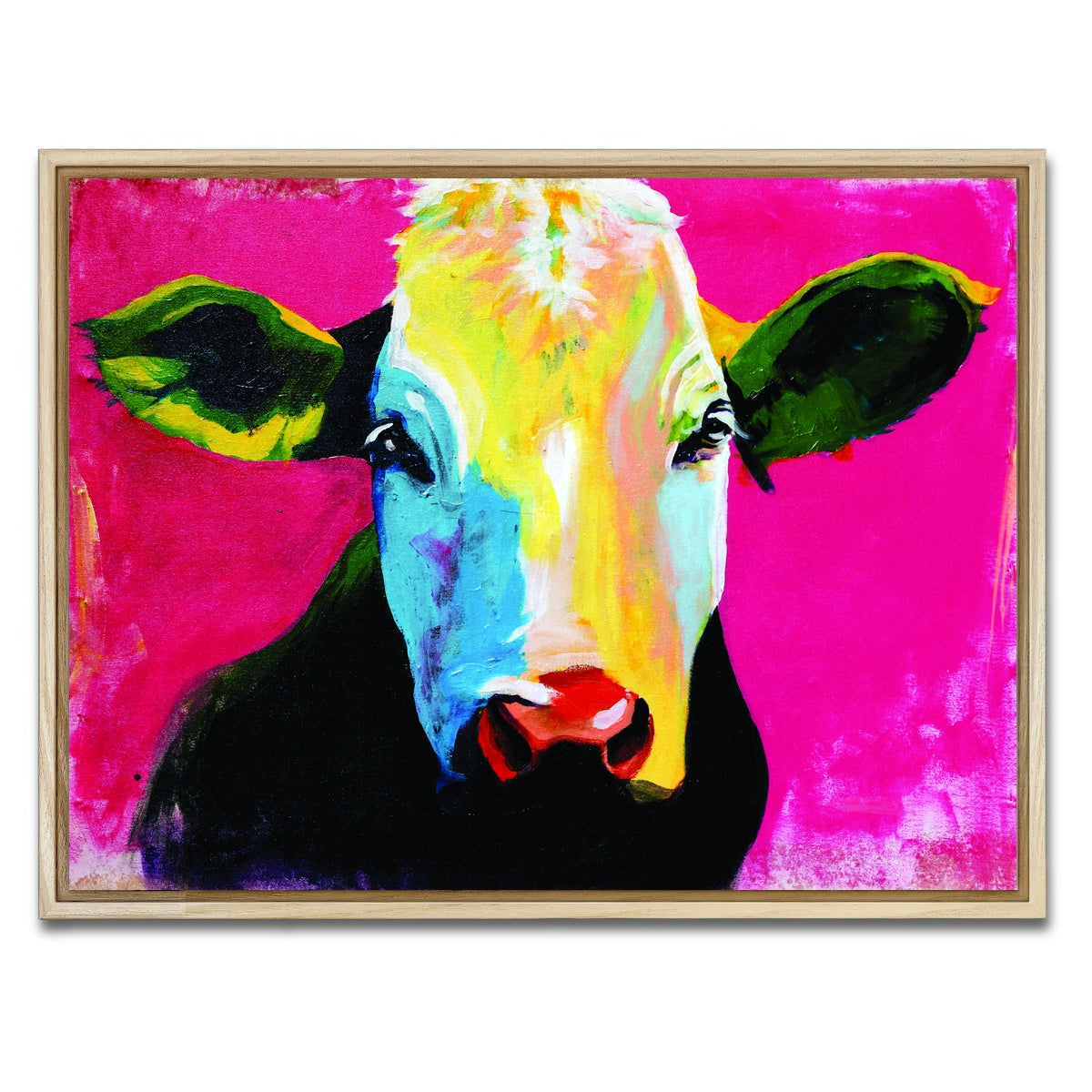 AUTO-MOCKUP WHITE | VACHE | 1 Piece | Natural Framed Canvas | group=4x3