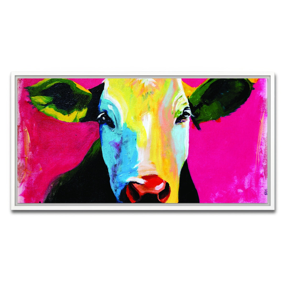 AUTO-MOCKUP WHITE | VACHE | 1 Piece | White Framed Canvas | group=2x1