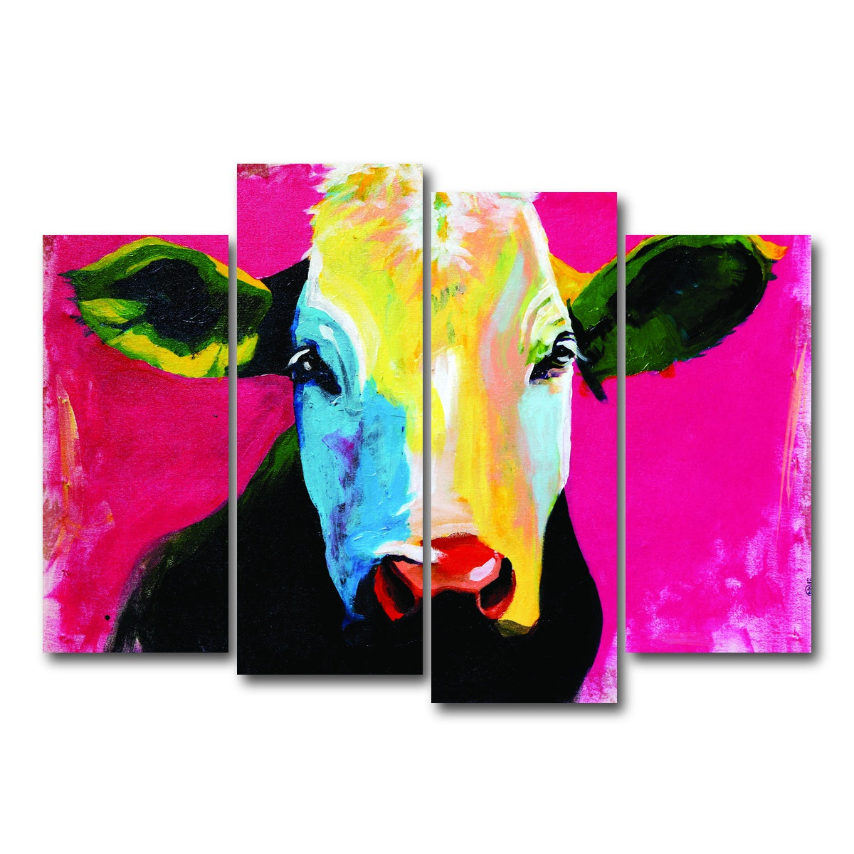 AUTO-MOCKUP WHITE | VACHE | 4 Piece | Gallery Wrap Canvas | group=4_normal