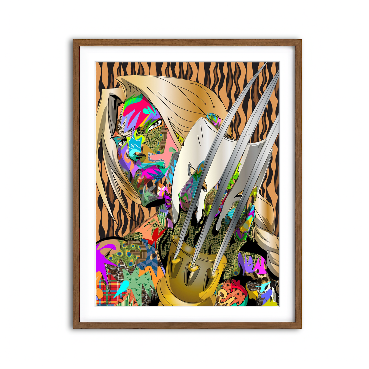 Framed Print 3x4 Walnut