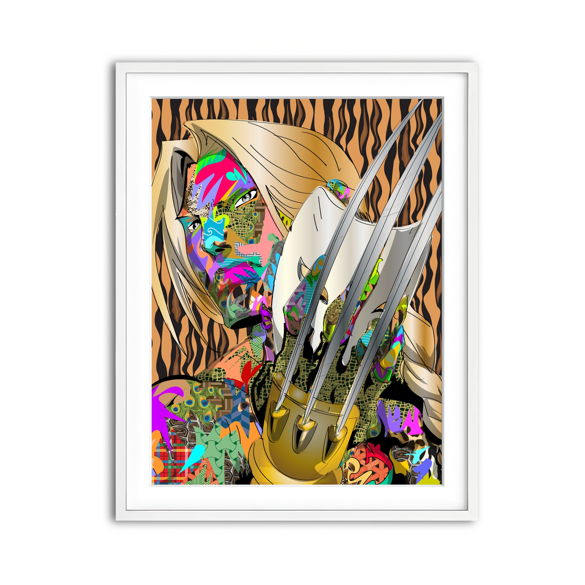 Framed Print 3x4 White