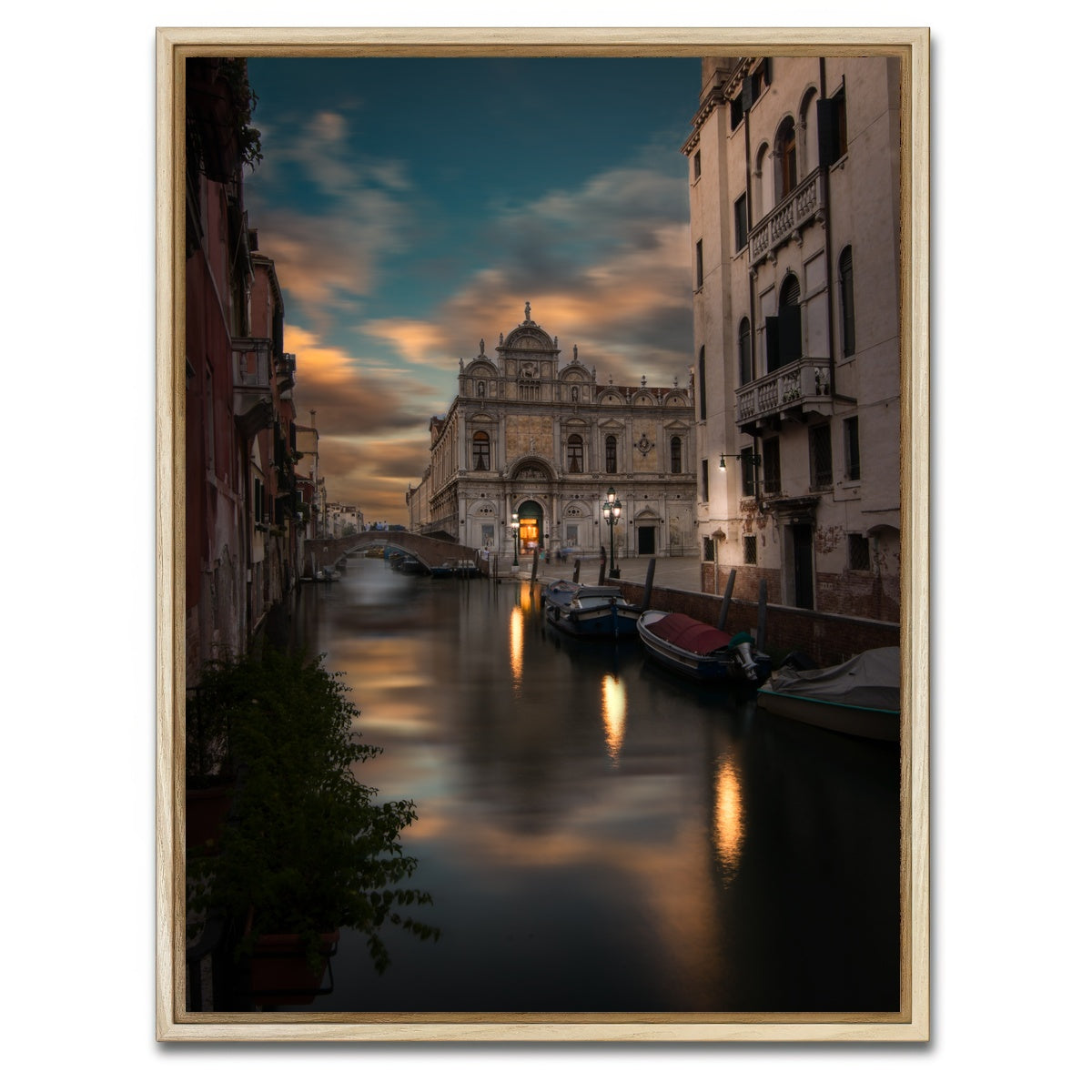AUTO-MOCKUP WHITE | VENEZIA | 1 Piece | Natural Framed Canvas | group=3x4