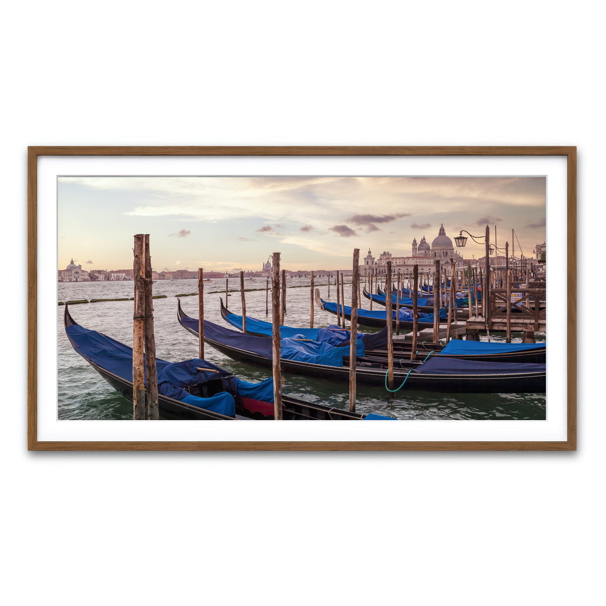 Framed Print 2x1 Walnut