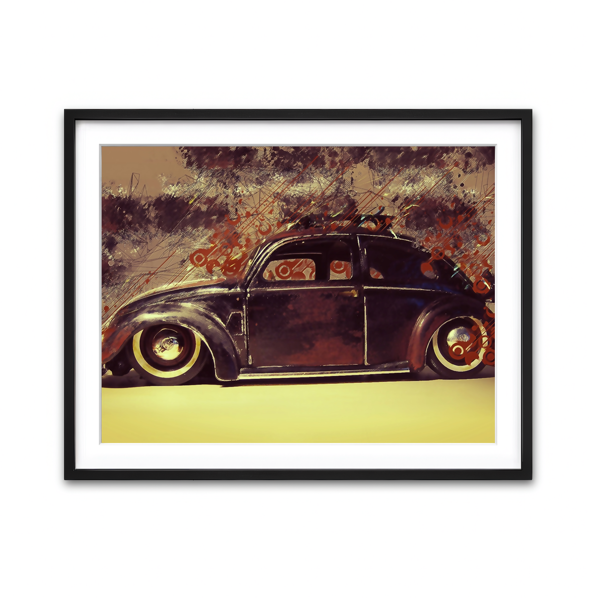 Framed Print 4x3 Black