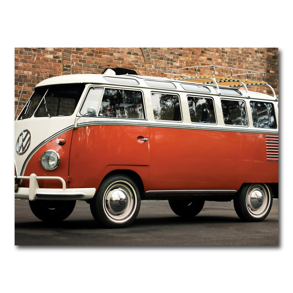 AUTO-MOCKUP WHITE | VW Microbus | 1 Piece | Gallery Wrap Canvas | group=4x3