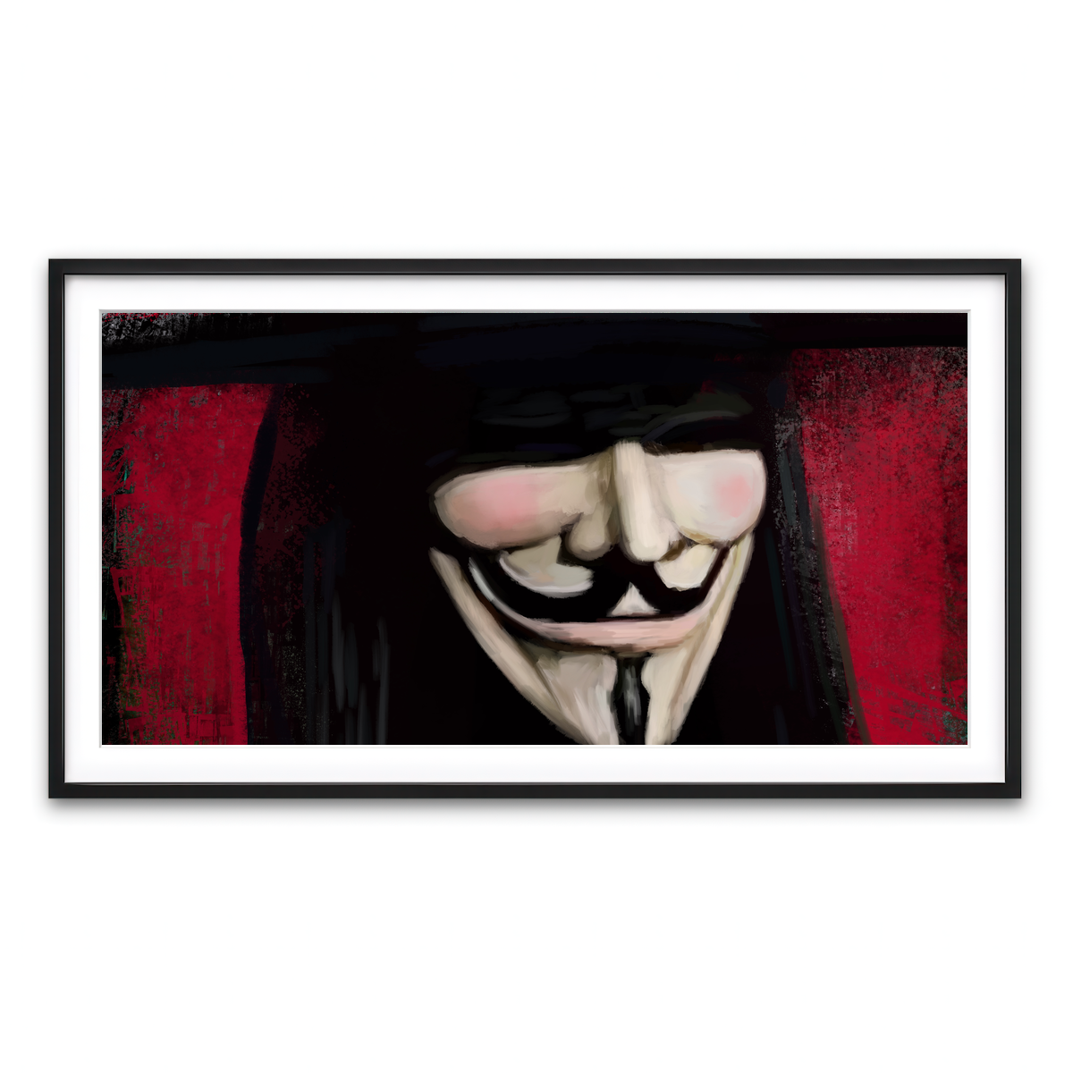 Framed Print 2x1 Black