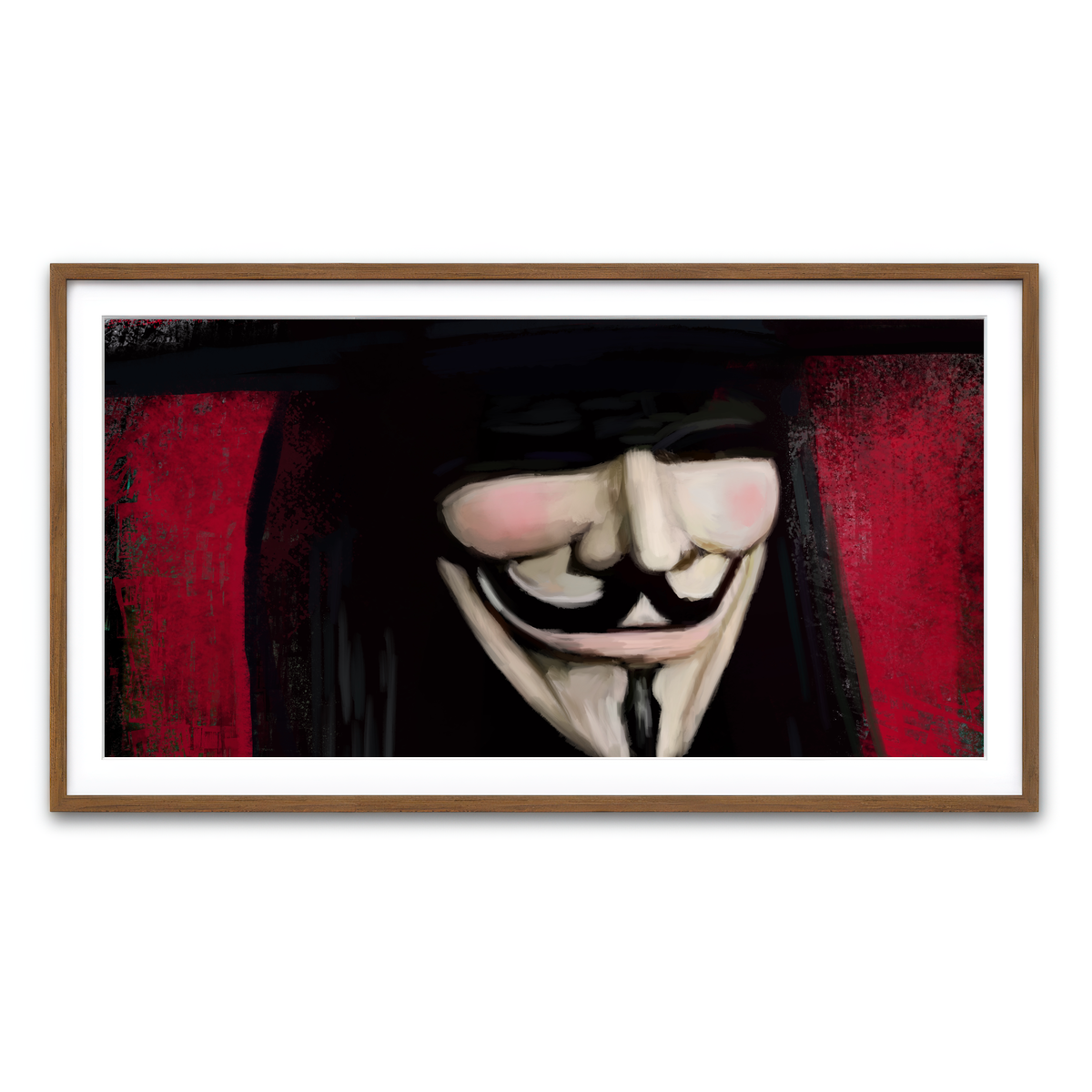 Framed Print 2x1 Walnut