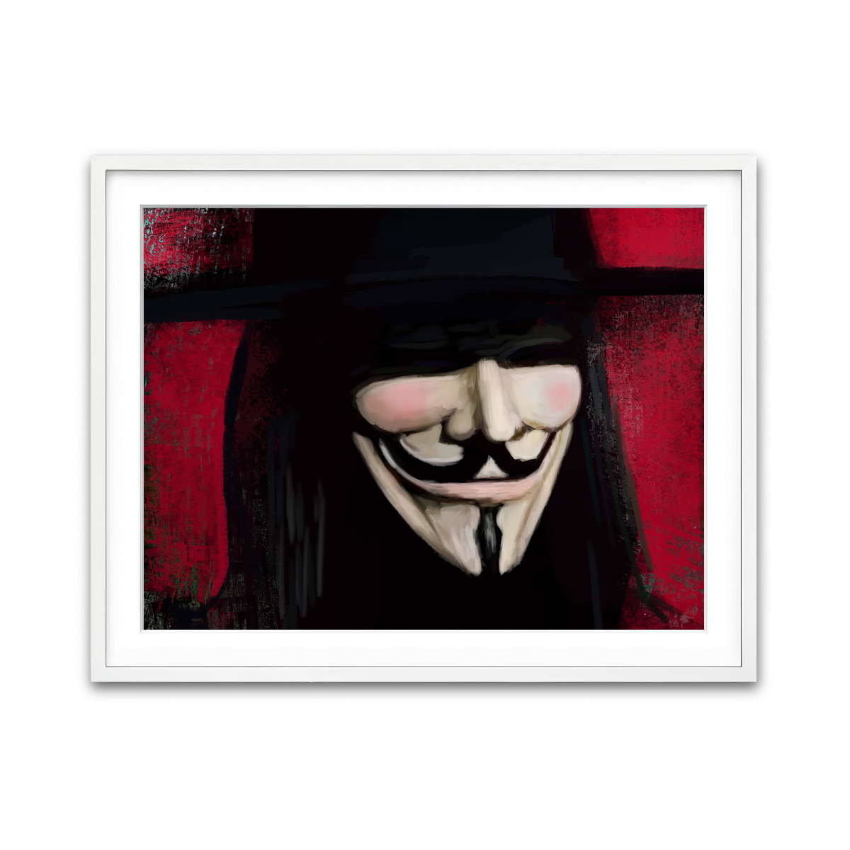 Framed Print 4x3 White