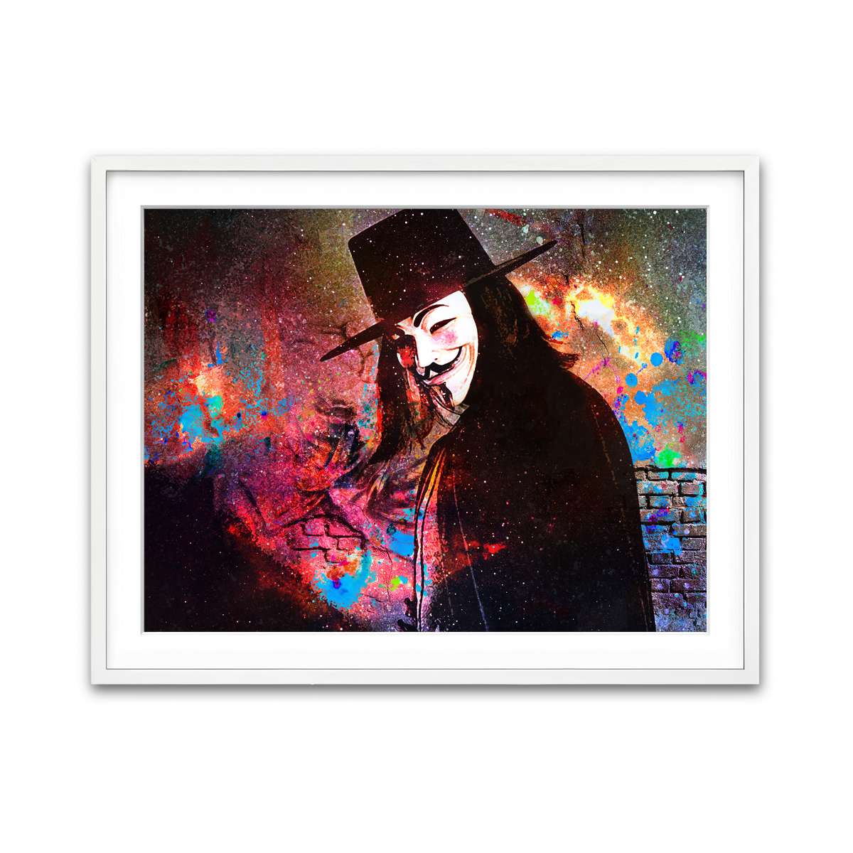 Framed Print 4x3 White