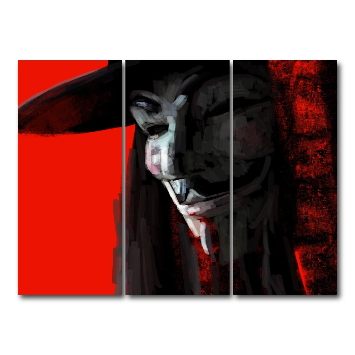 AUTO-MOCKUP WHITE | V In Abstract | 3 Piece | Gallery Wrap Canvas | group=8x18