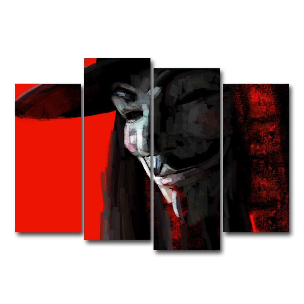 AUTO-MOCKUP WHITE | V In Abstract | 4 Piece | Gallery Wrap Canvas | group=4_normal