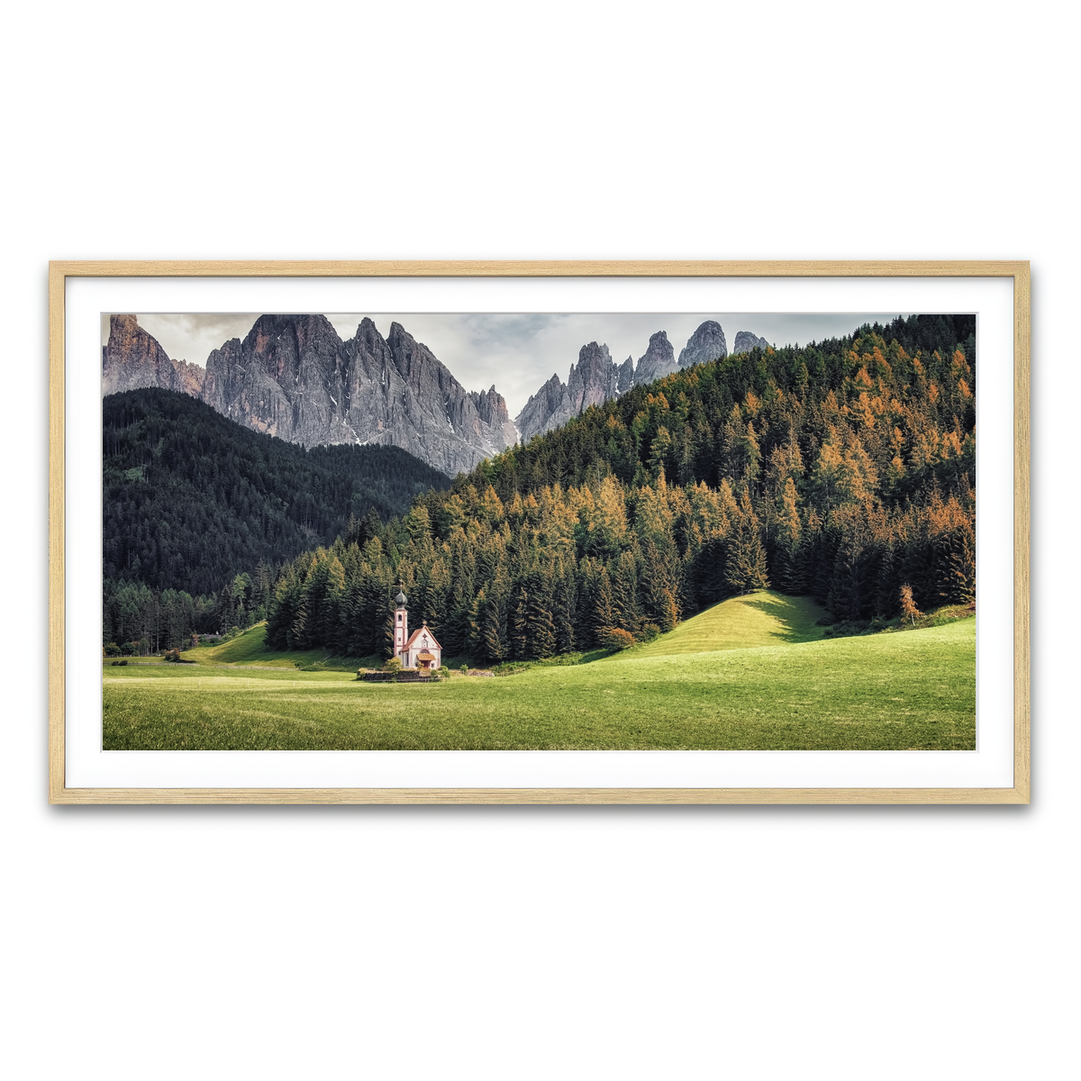 Framed Print 2x1 Natural