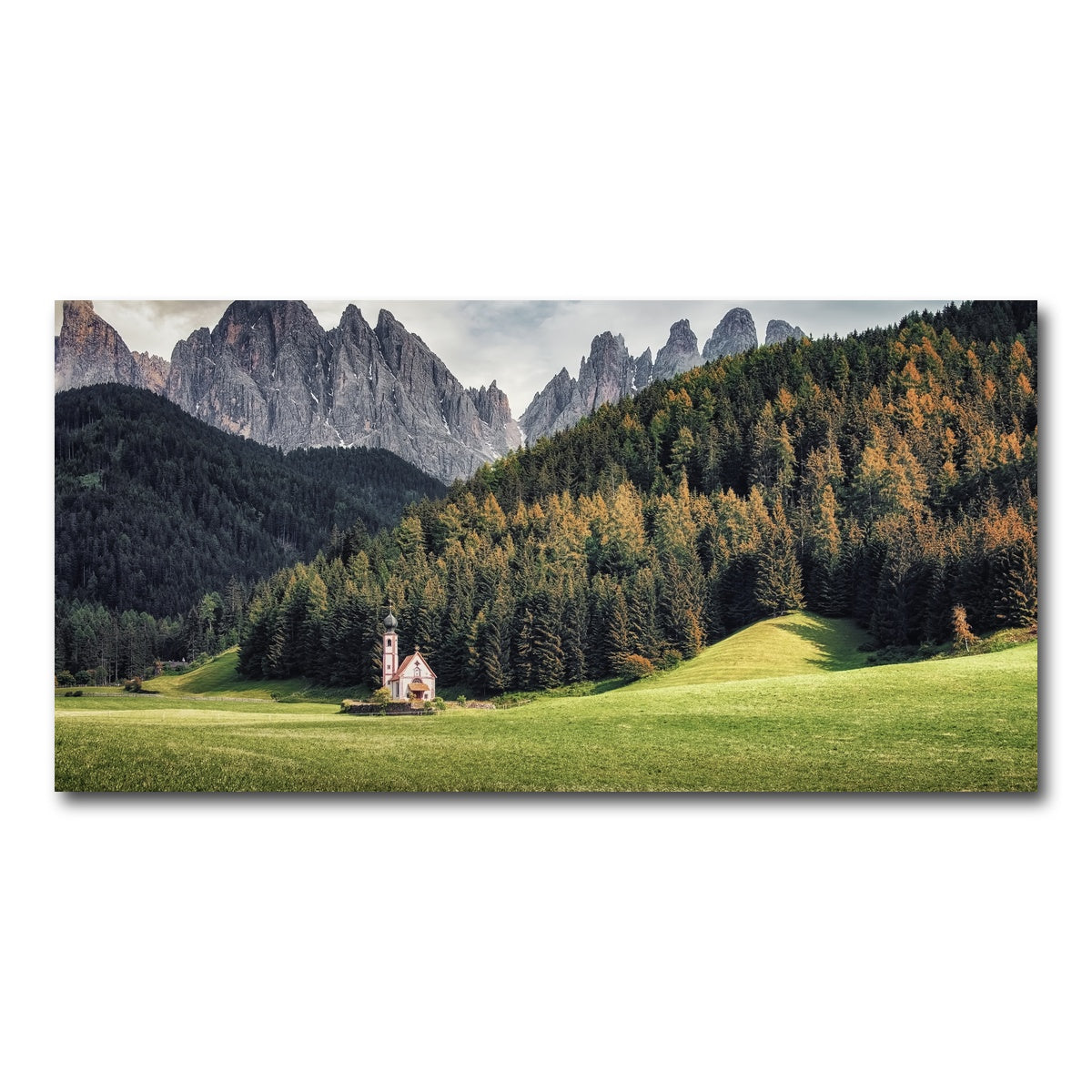AUTO-MOCKUP WHITE | Val Di Funes | 1 Piece | Gallery Wrap Canvas | group=2x1
