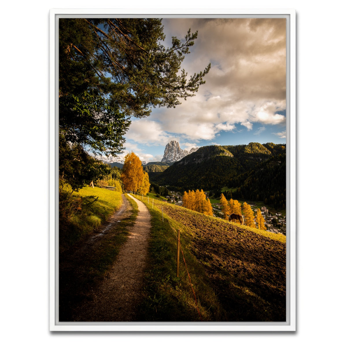 AUTO-MOCKUP WHITE | Val Gardena | 1 Piece | White Framed Canvas | group=3x4