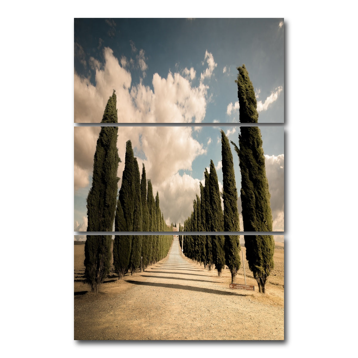 AUTO-MOCKUP WHITE | Val d'Orcia | 3 Piece | Gallery Wrap Canvas | group=12x24_stacked