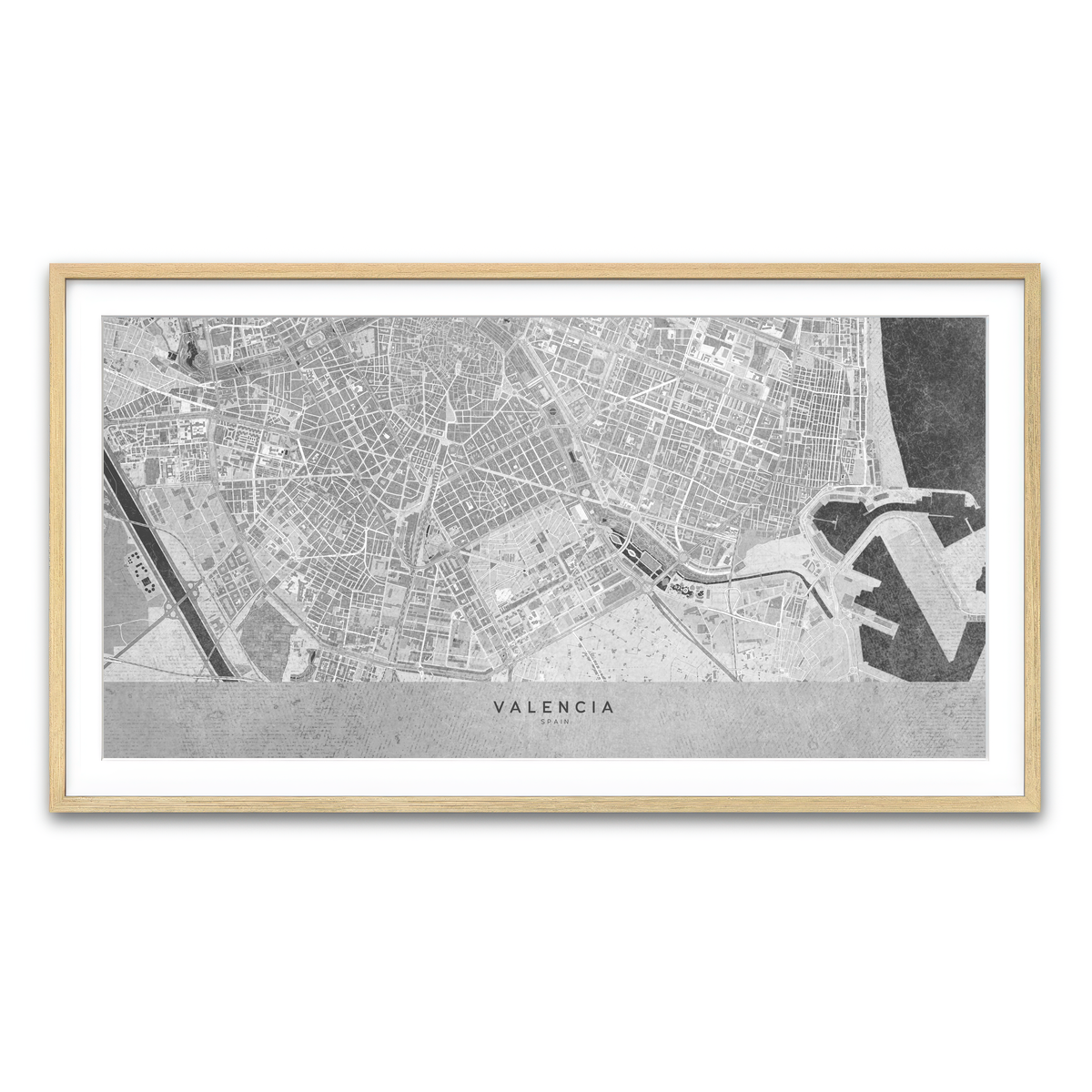 Framed Print 2x1 Natural