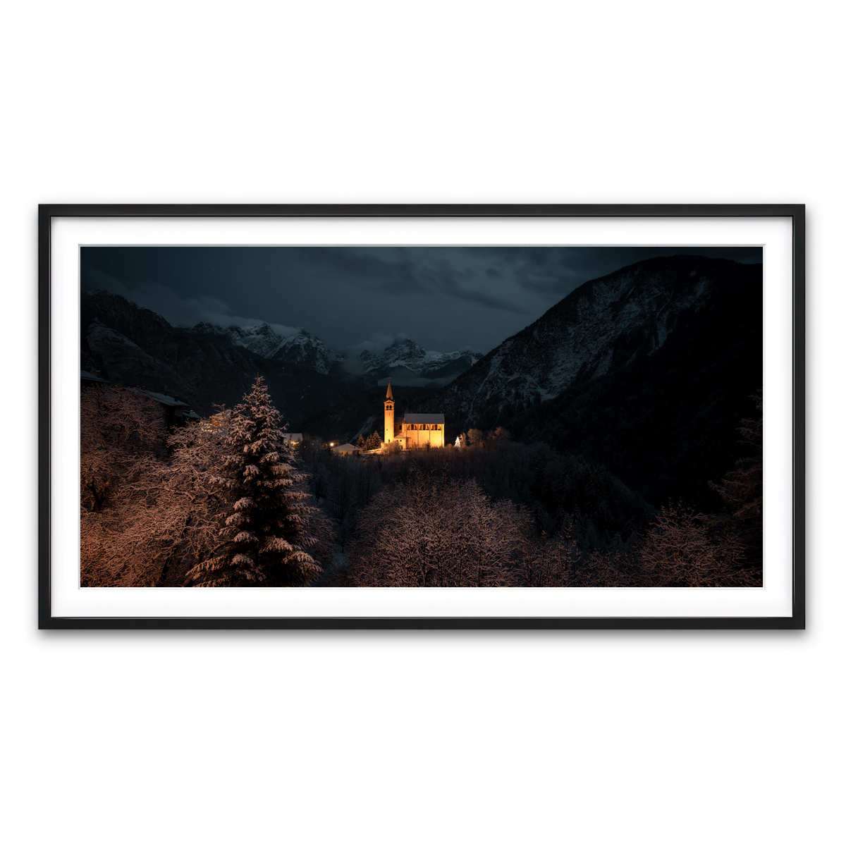 Framed Print 2x1 Black