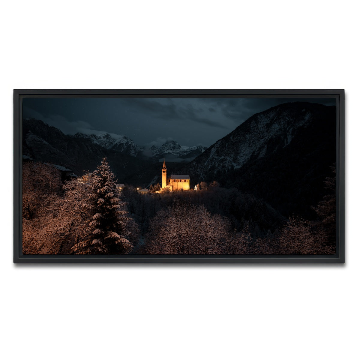 AUTO-MOCKUP WHITE | Valle di Cadore | 1 Piece | Black Framed Canvas | group=2x1