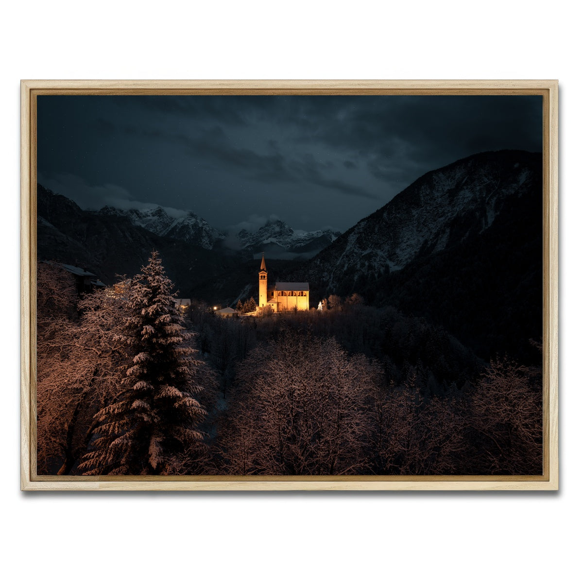 AUTO-MOCKUP WHITE | Valle di Cadore | 1 Piece | Natural Framed Canvas | group=4x3