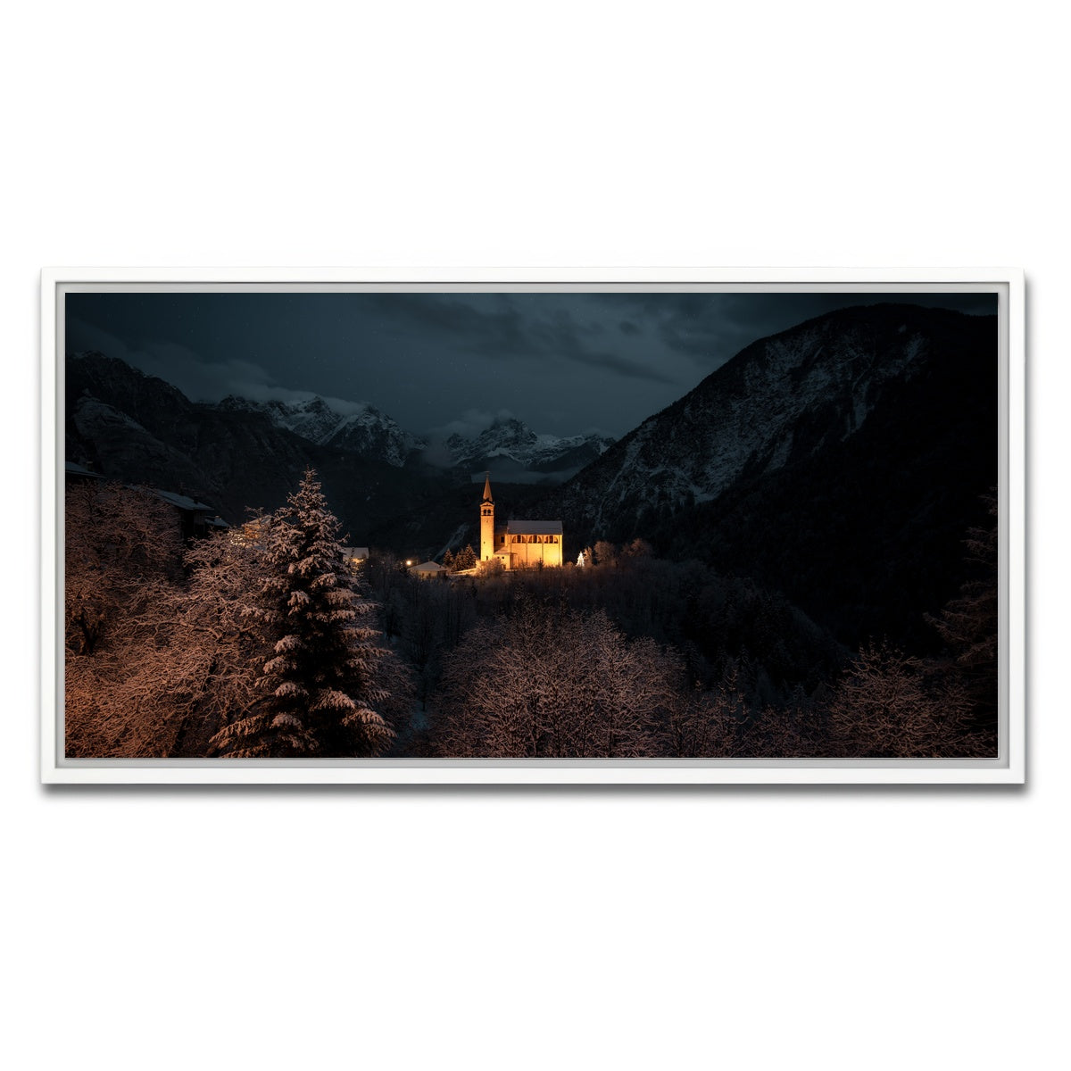AUTO-MOCKUP WHITE | Valle di Cadore | 1 Piece | White Framed Canvas | group=2x1