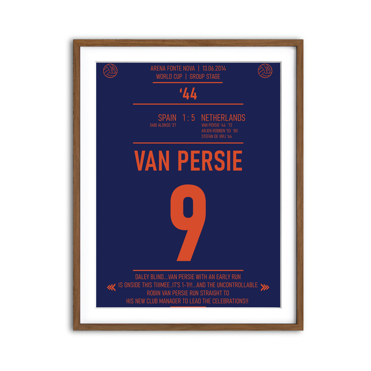 Framed Print 3x4 Walnut