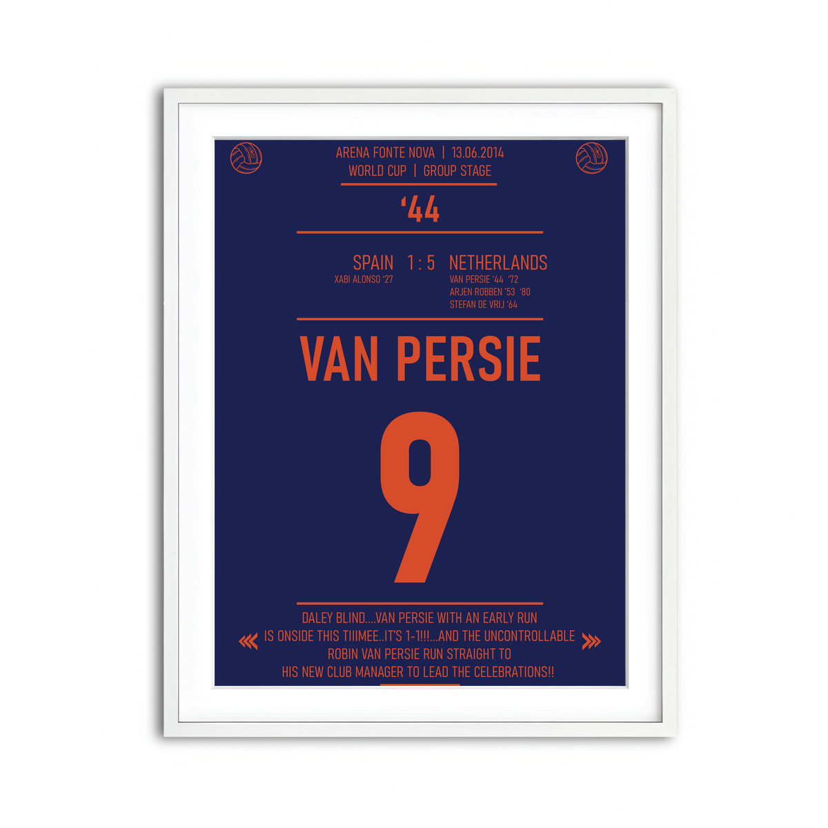 Framed Print 3x4 White