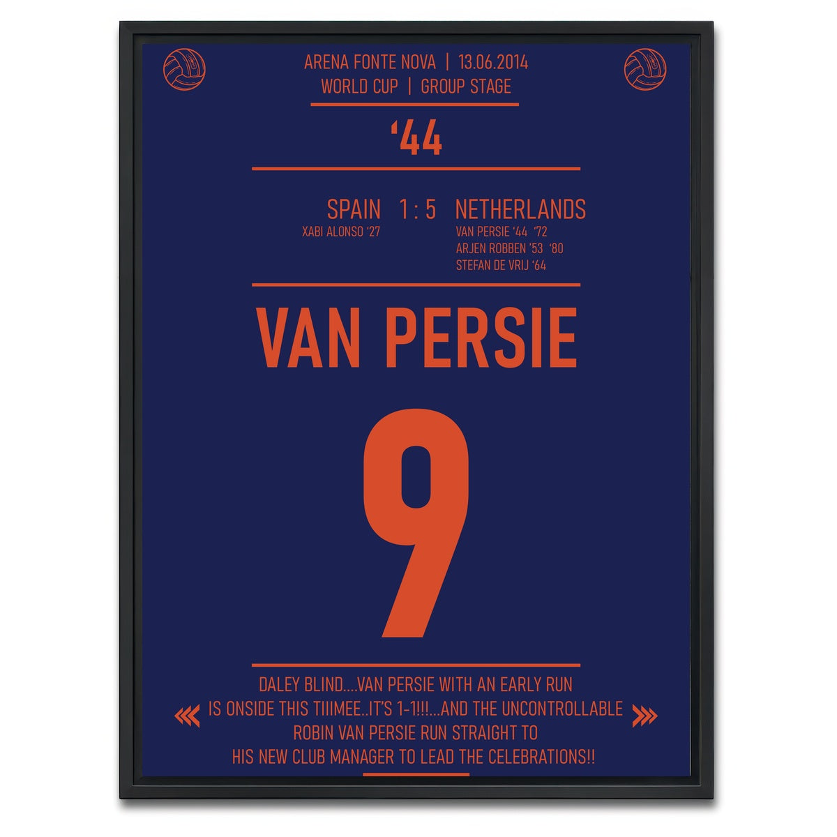 AUTO-MOCKUP WHITE | Van Persie | 1 Piece | Black Framed Canvas | group=3x4