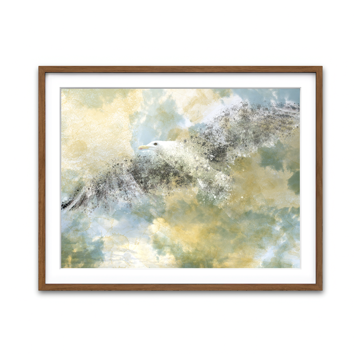 Framed Print 4x3 Walnut