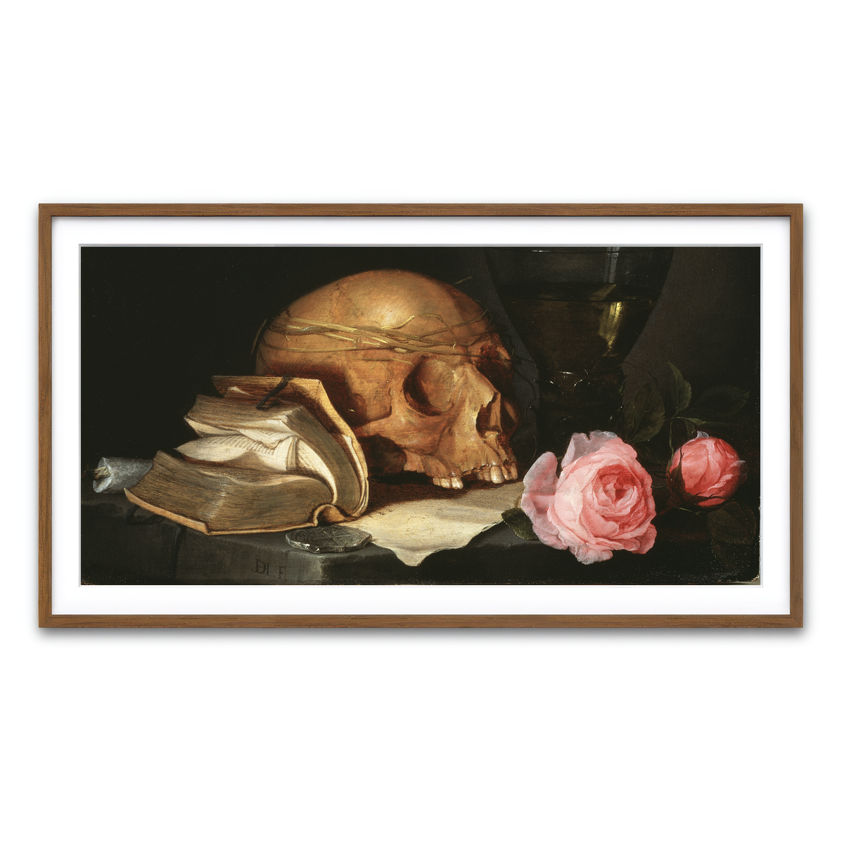 Framed Print 2x1 Walnut