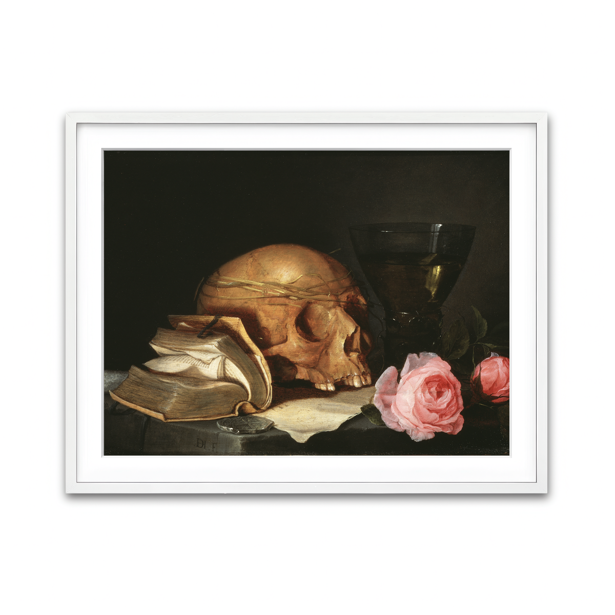 Framed Print 4x3 White