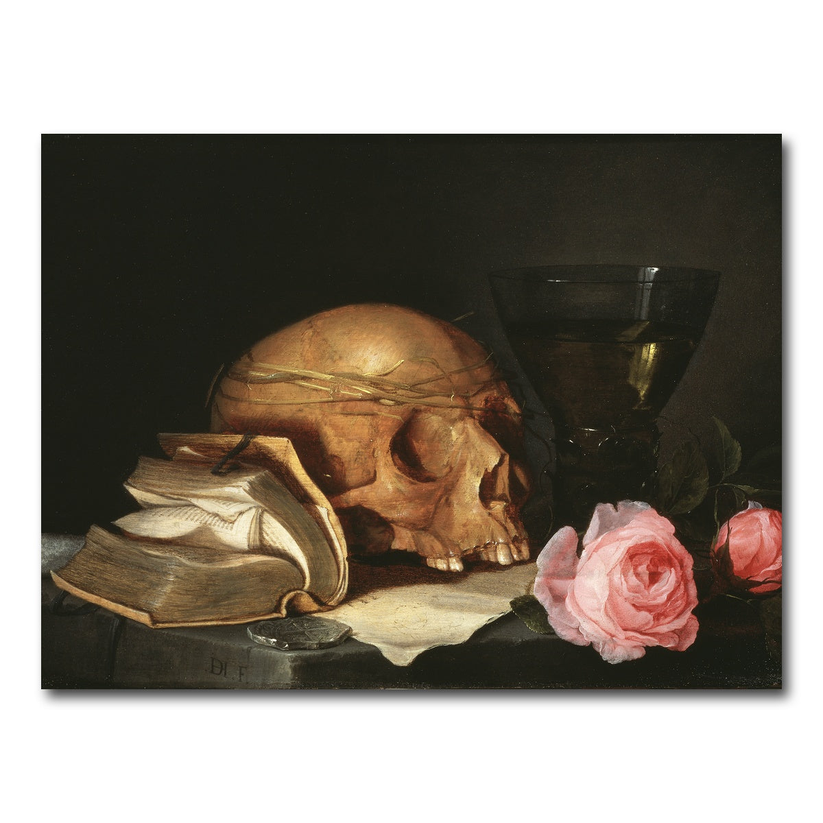 AUTO-MOCKUP WHITE | Vanitas Still Life | 1 Piece | Gallery Wrap Canvas | group=4x3