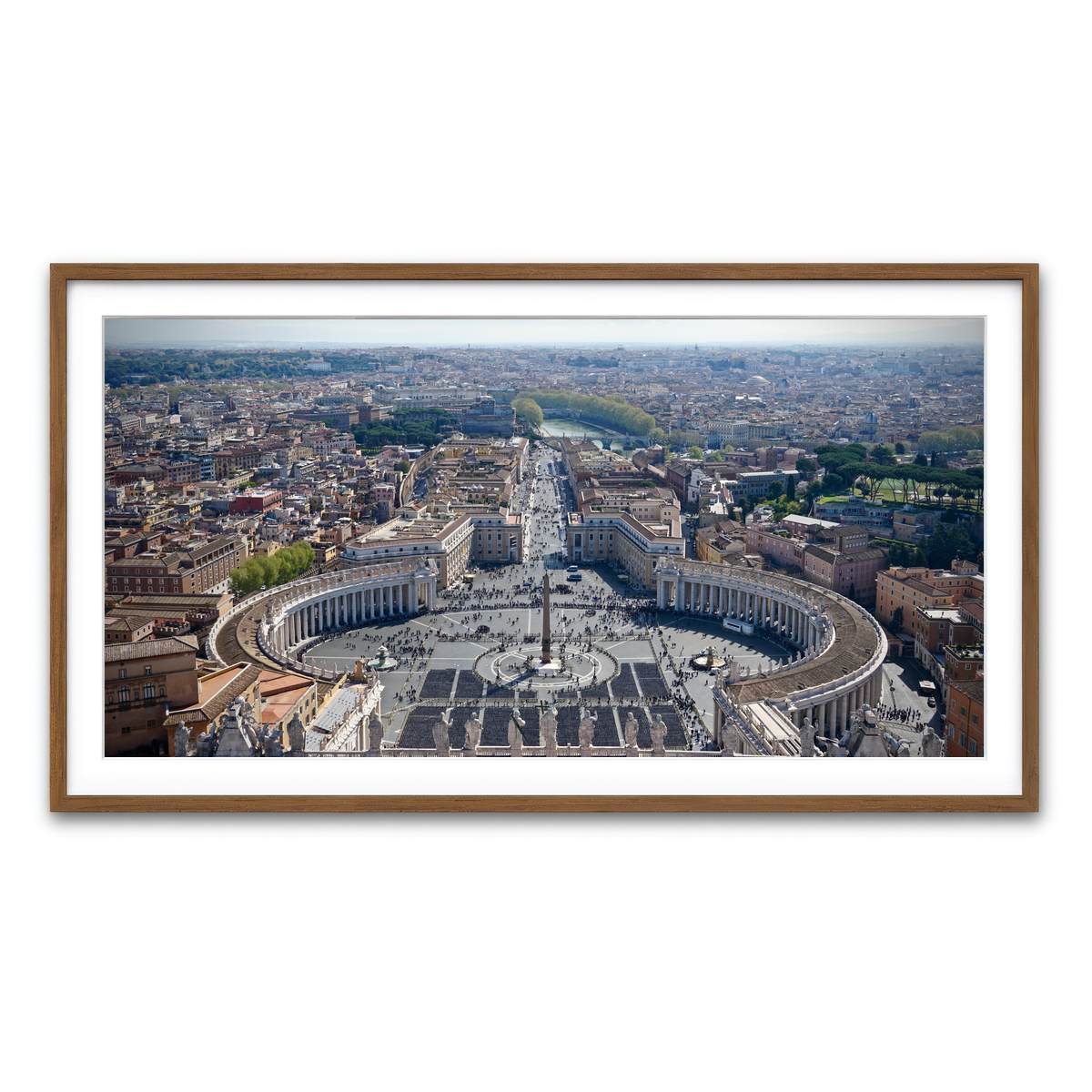 Framed Print 2x1 Walnut