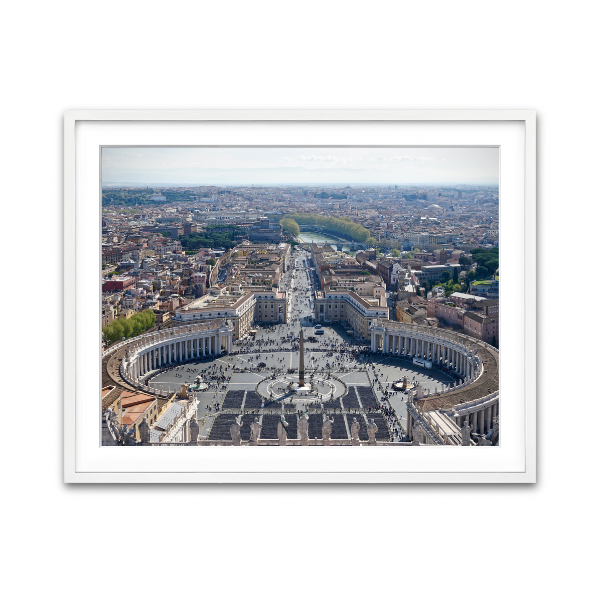 Framed Print 4x3 White