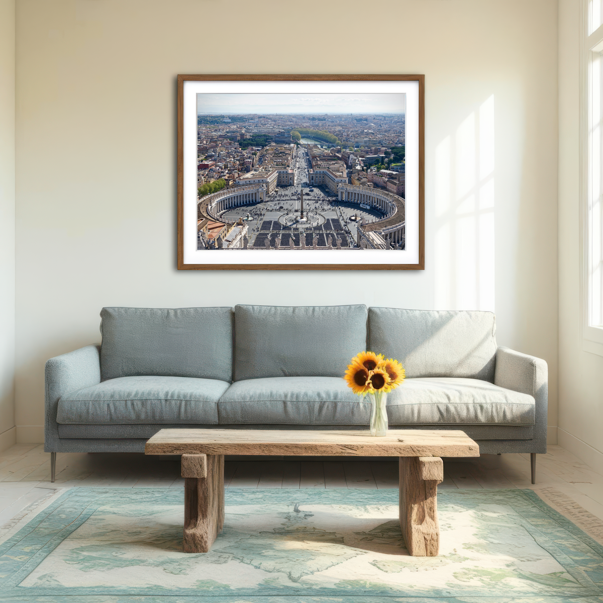 AUTO-MOCKUP ROOM | Vatican City Wall Art