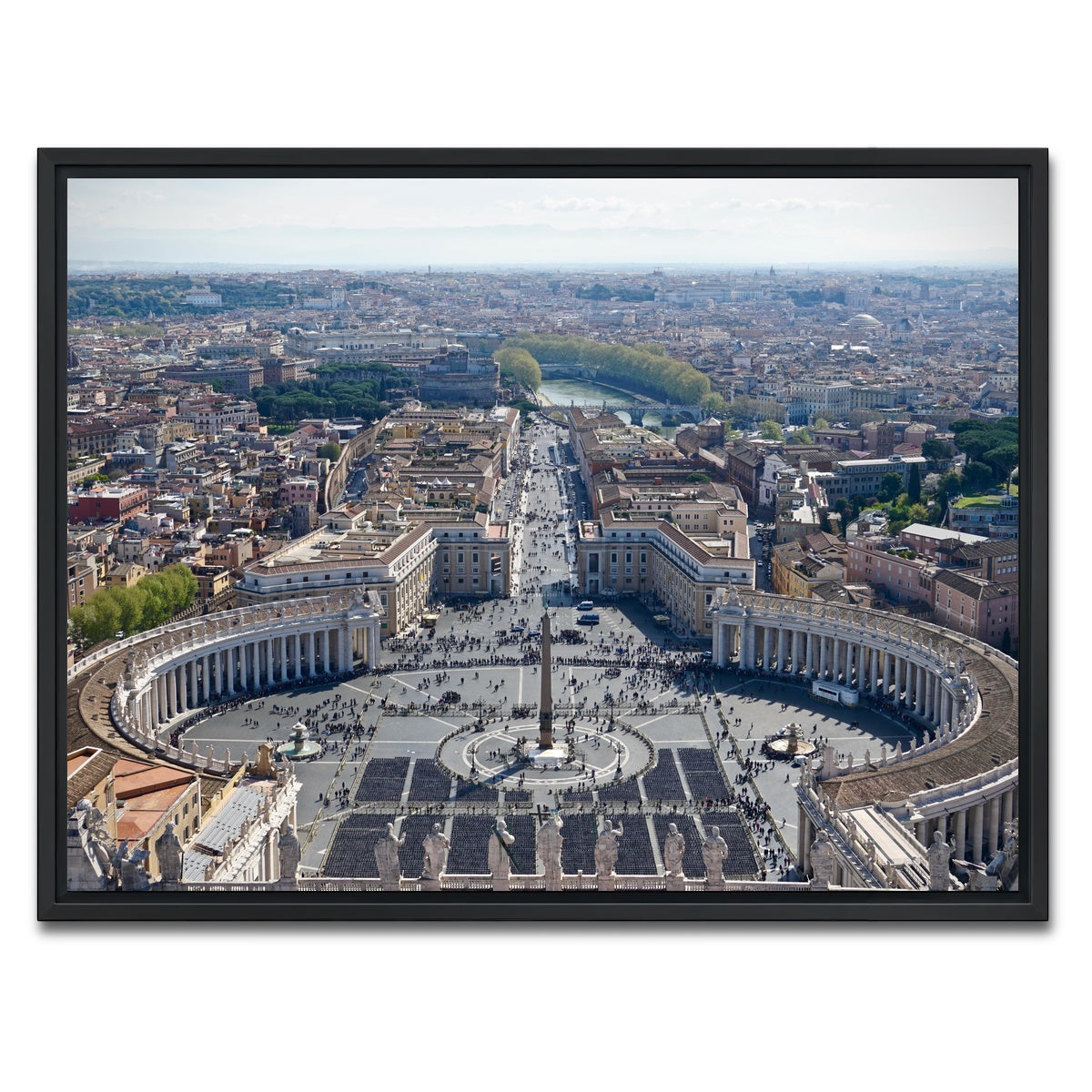 AUTO-MOCKUP WHITE | Vatican City | 1 Piece | Black Framed Canvas | group=4x3