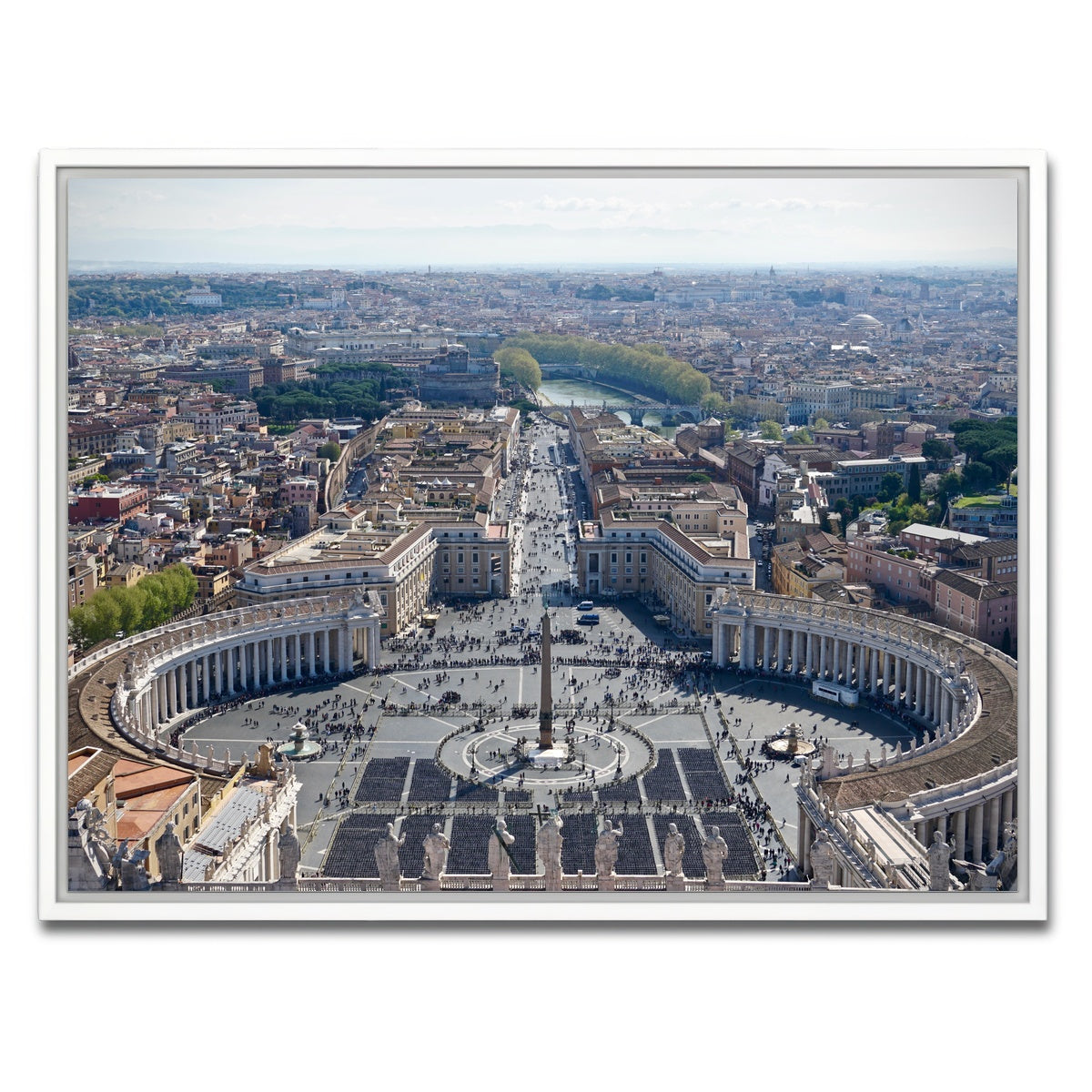 AUTO-MOCKUP WHITE | Vatican City | 1 Piece | White Framed Canvas | group=4x3